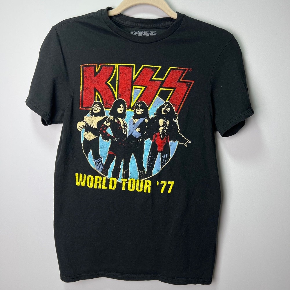 KISS band tshirt tee vintage look